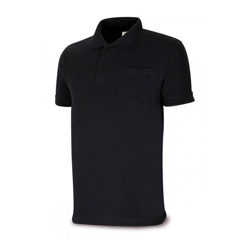 Polo de trabajo de manga corta con un bolsillo