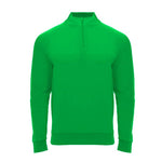 Sweatshirt com zíper pela metade