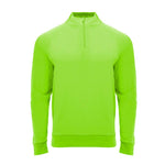 Sweatshirt com zíper pela metade
