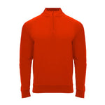 Sweatshirt com zíper pela metade