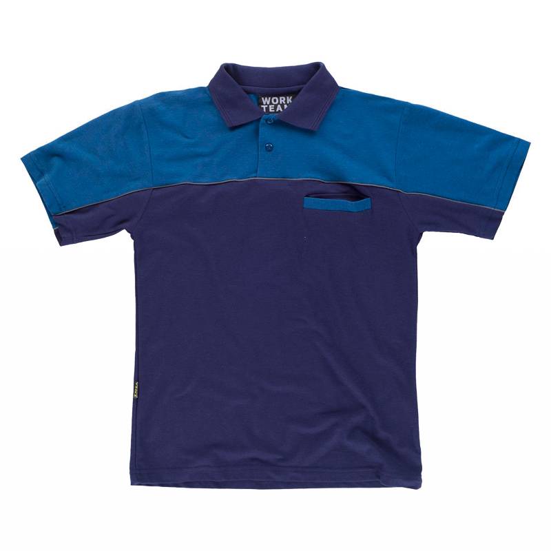 Polo manga corta combinado con un bolso de pecho