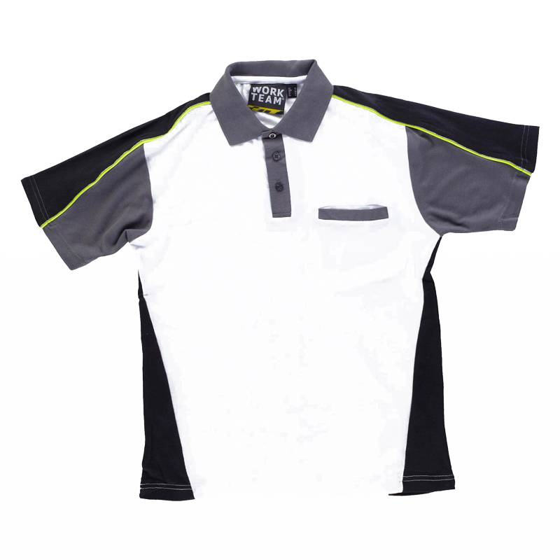 Polo de manga corta con un bolso de pecho.