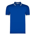 Polo de manga corta detalles cuello y mangas