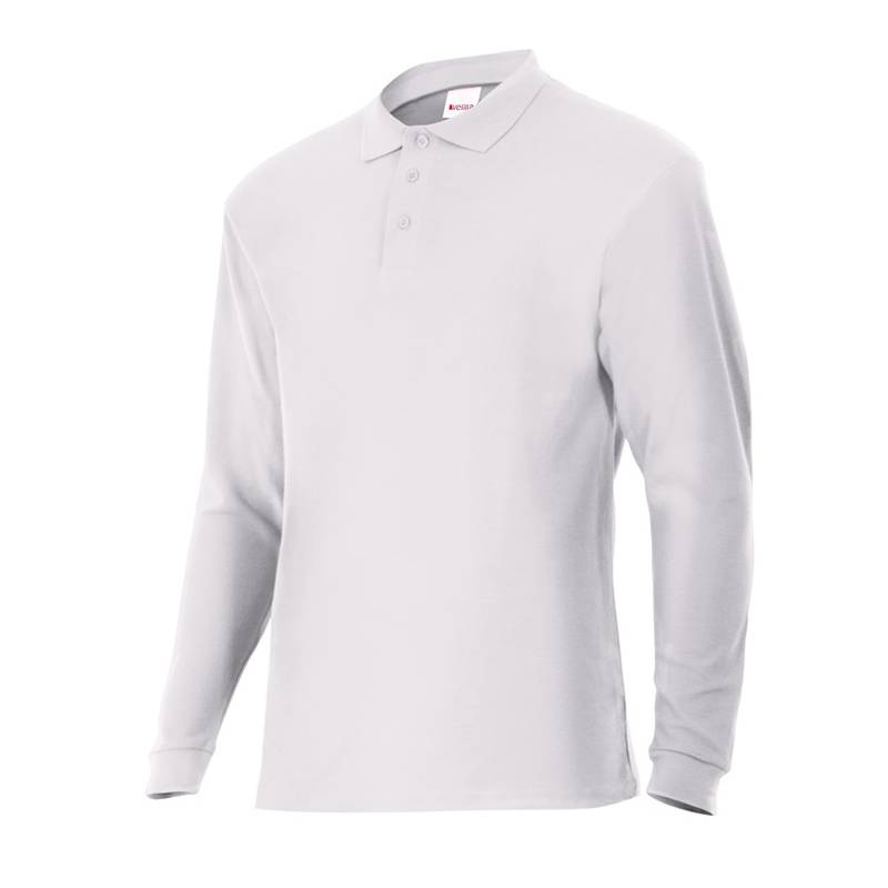 Polo de manga larga tejido transpirable