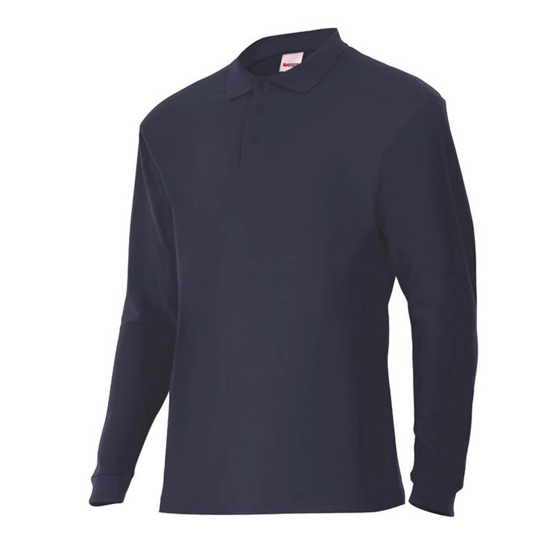 Polo de manga larga tejido transpirable