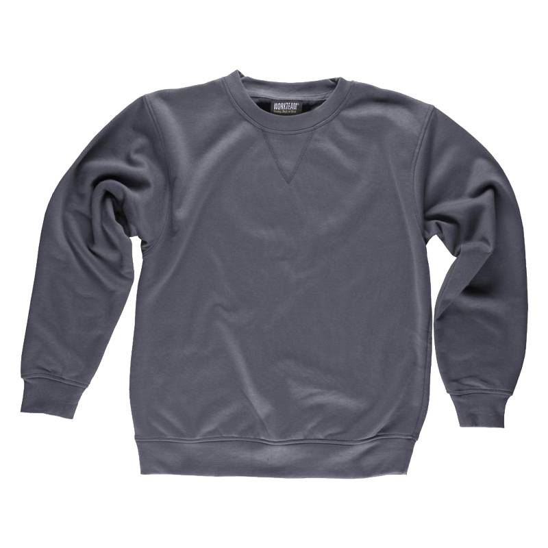 Sudadera clásica cuello redondo