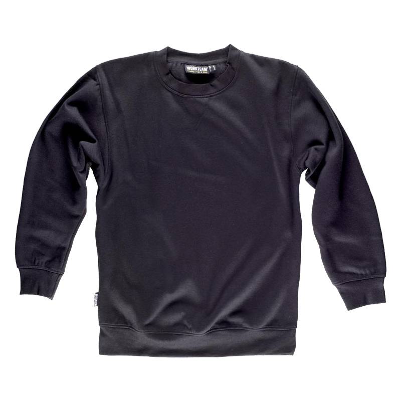 Sudadera clásica cuello redondo