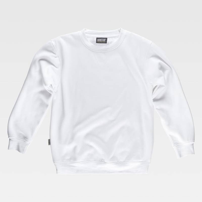 Sudadera clásica cuello redondo