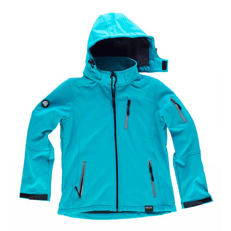 Chaqueta de mujer SoftShell con capucha