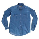 Blusa vaquera para mujer de manga larga