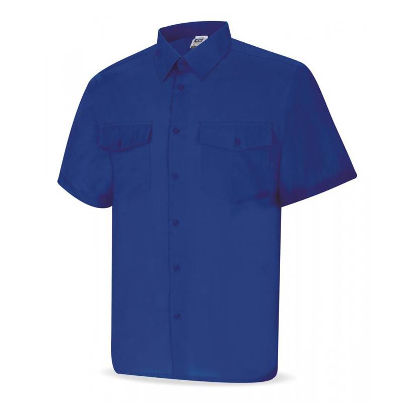 Camisa tergal manga corta 2 bolsillos