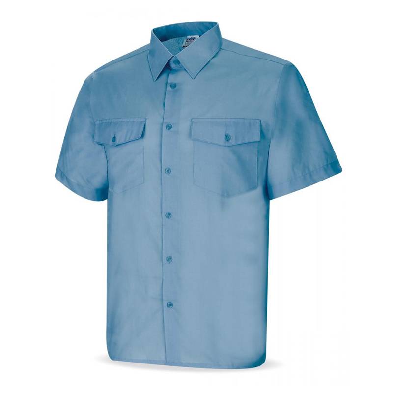 Camisa tergal manga corta 2 bolsillos