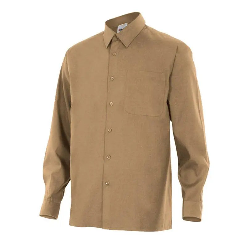 Camisa de tergal de manga larga con un bolsillo - KRNN Prove