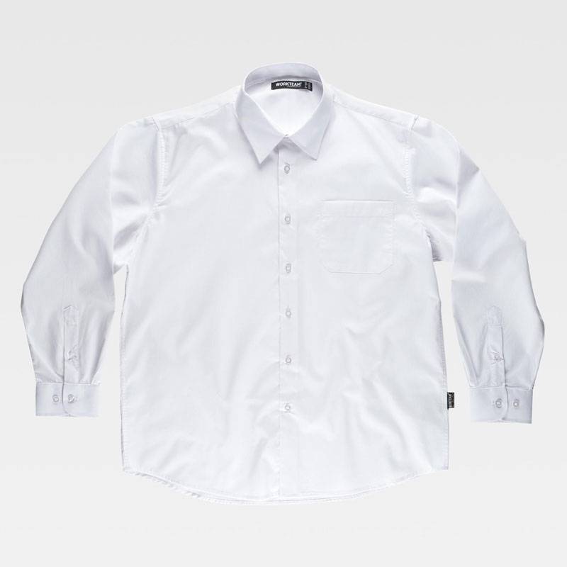 Camisa de manga larga con un bolsillo en el pecho
