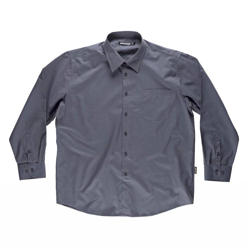 Camisa de manga larga con un bolsillo en el pecho