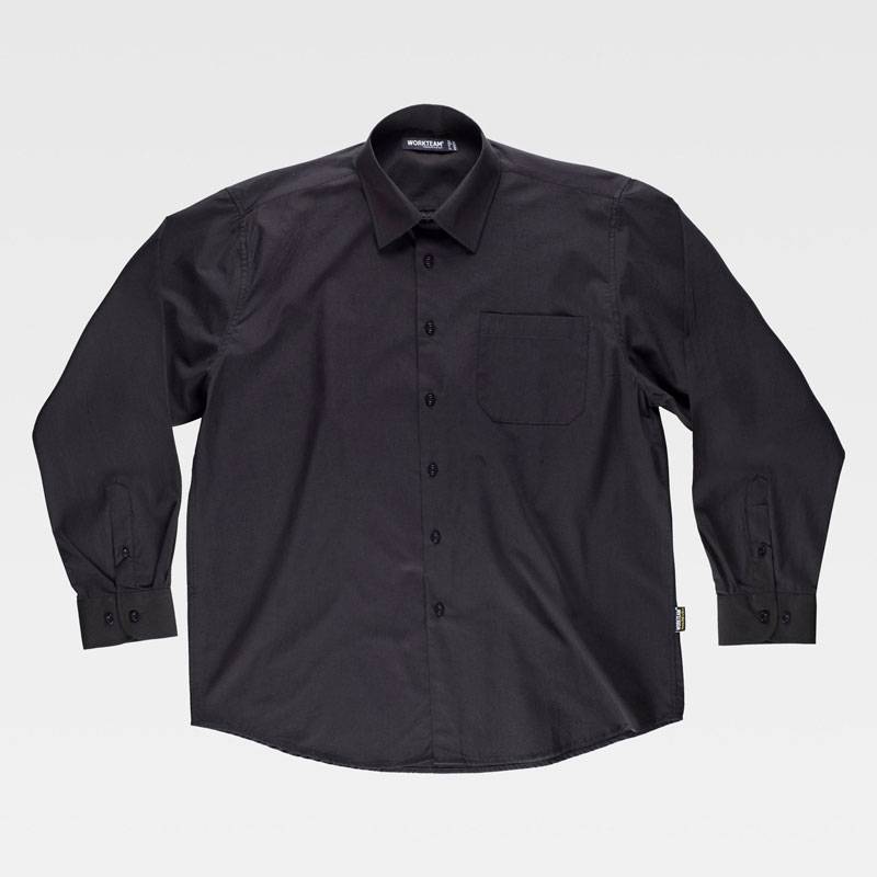 Camisa de manga larga con un bolsillo en el pecho