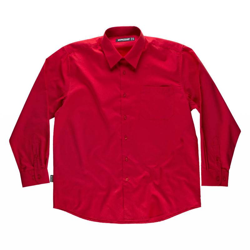 Camisa de manga larga con un bolsillo en el pecho