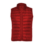 Colete feminino leve acolchoado com toque de penas