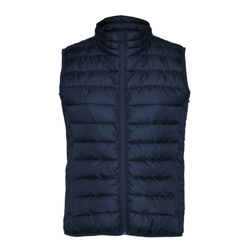 Colete feminino leve acolchoado com toque de penas