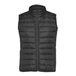 Colete feminino leve acolchoado com toque de penas