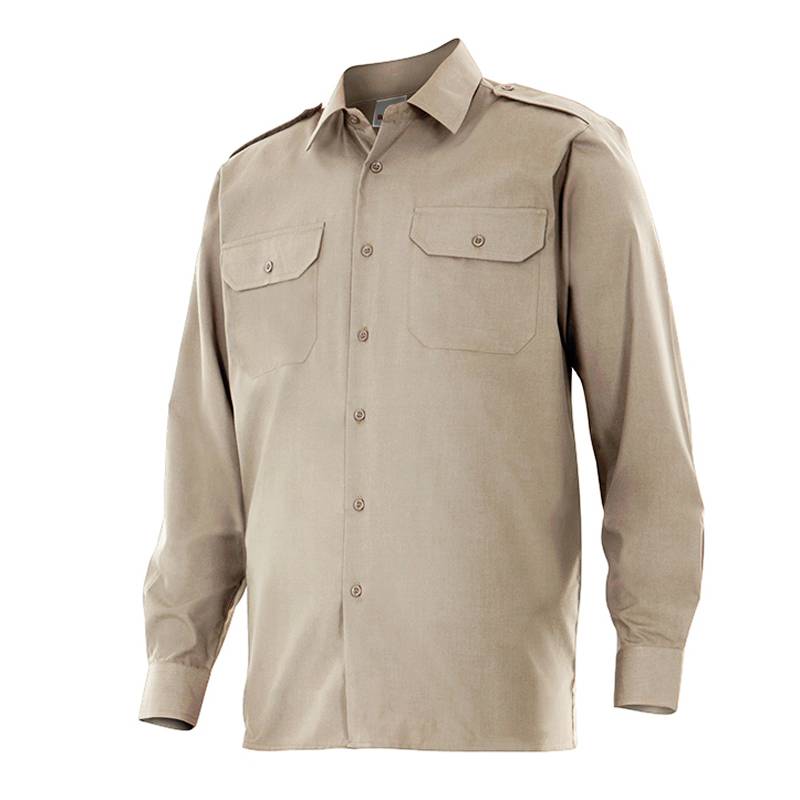 Camisa uniforme de manga larga