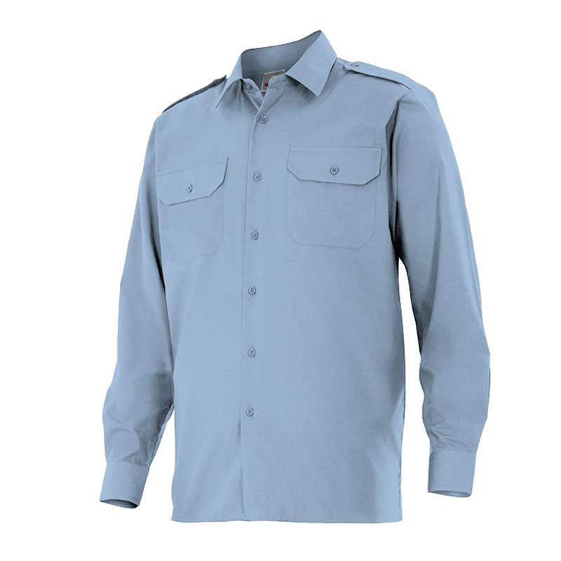 Camisa uniforme de manga larga