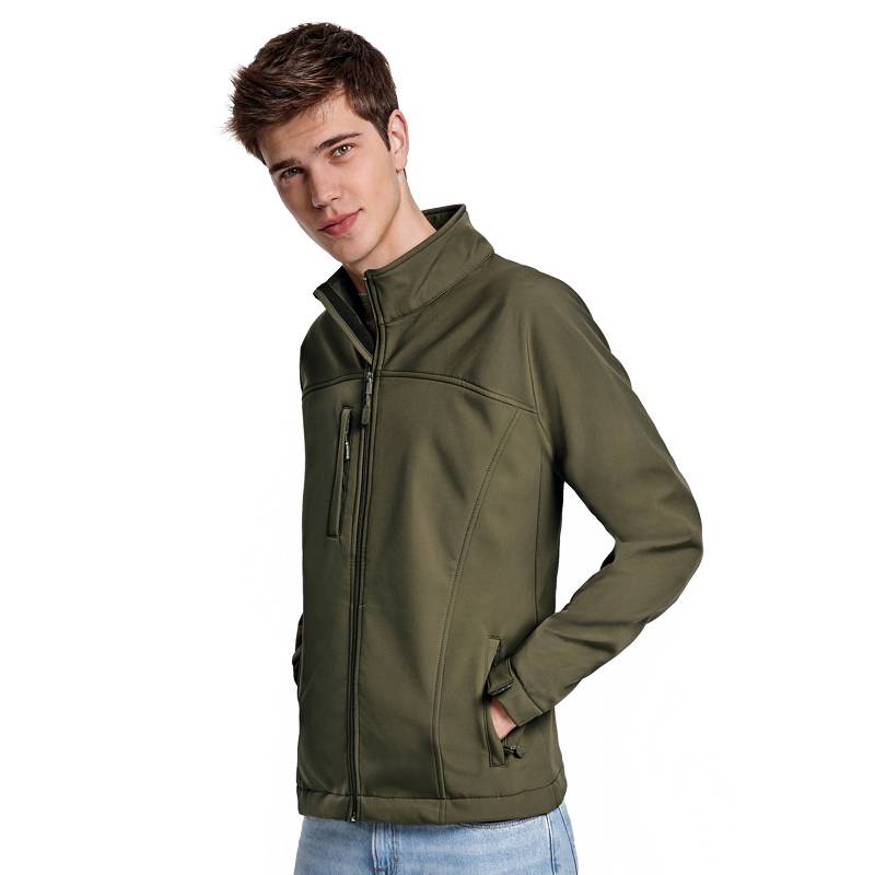Casaco softshell de três camadas