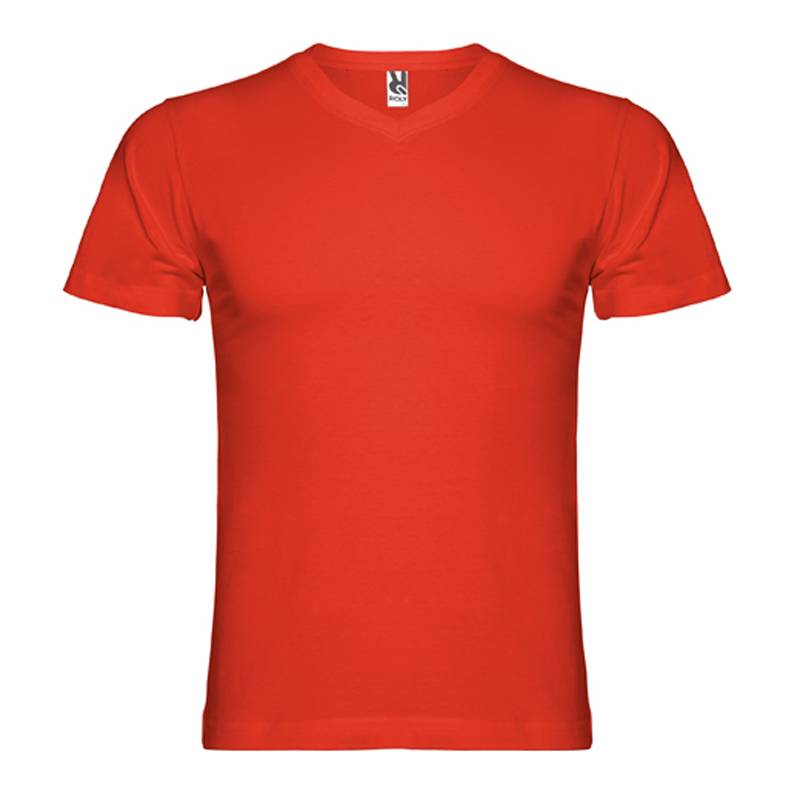 Camiseta algodón cuello pico SAMOYEDO