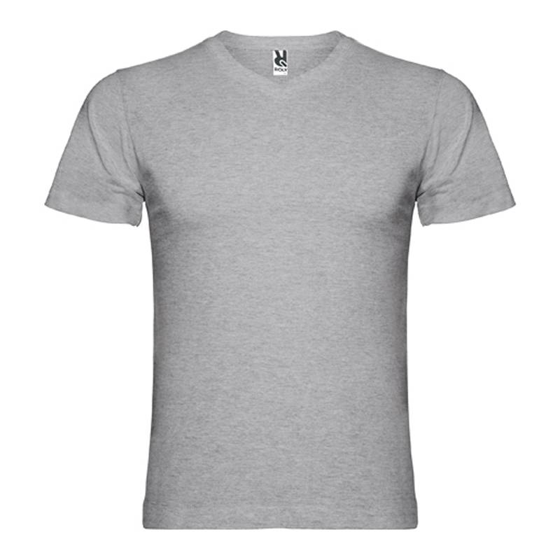 Camiseta algodón cuello pico