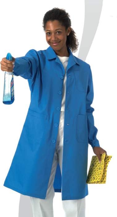 Bata de señora con botones - B6100