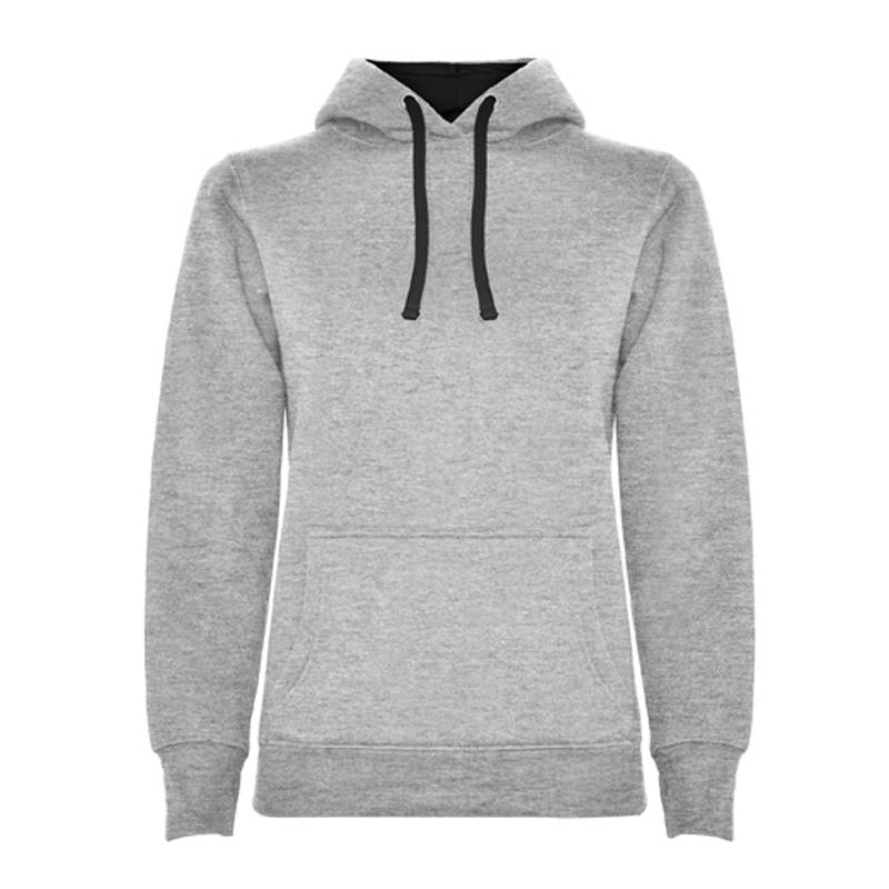 Sudadera de mujer combinada con capucha