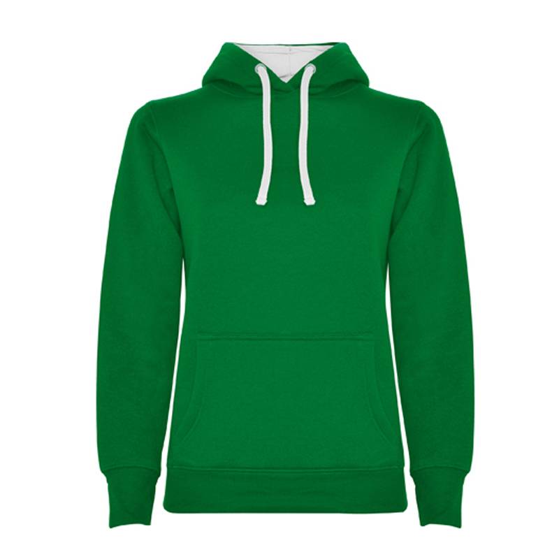 Sudadera de mujer combinada con capucha