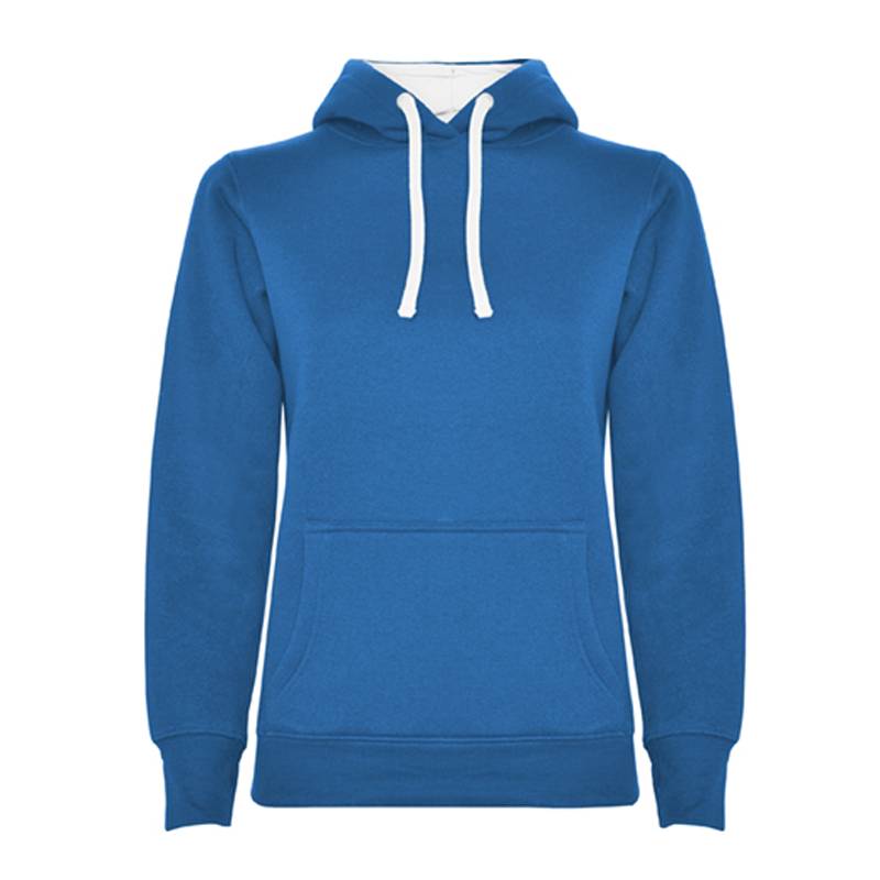 Sudadera de mujer combinada con capucha