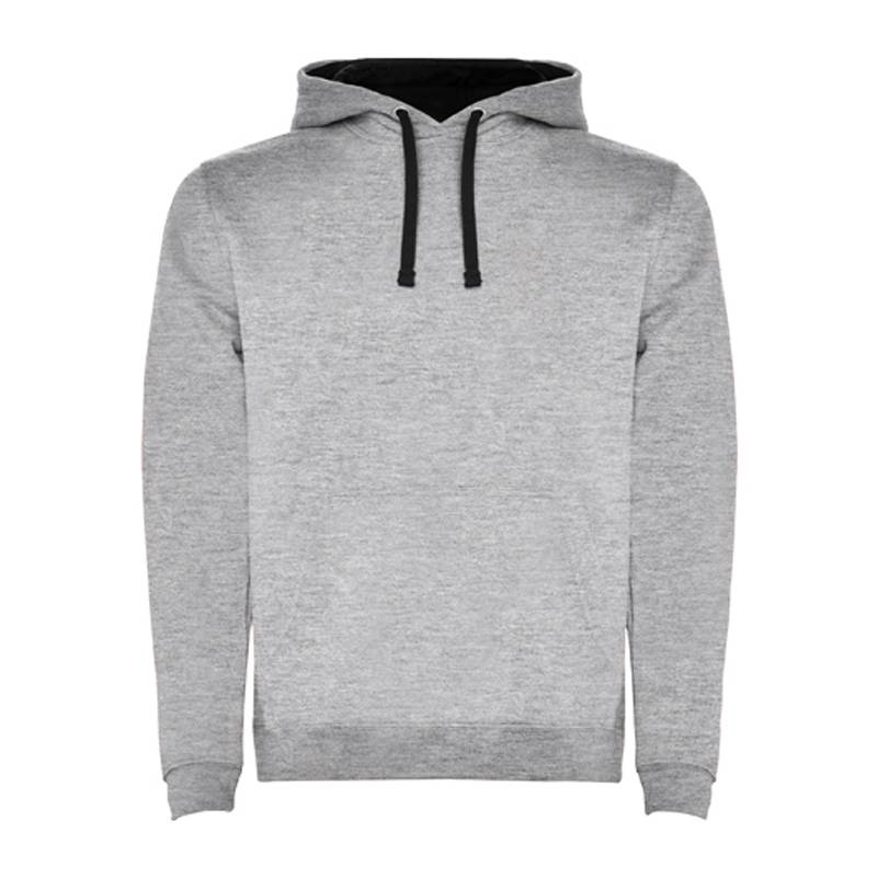 Sudadera con capucha bicolor