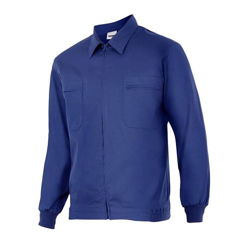 Cazadora de tergal con cremallera central