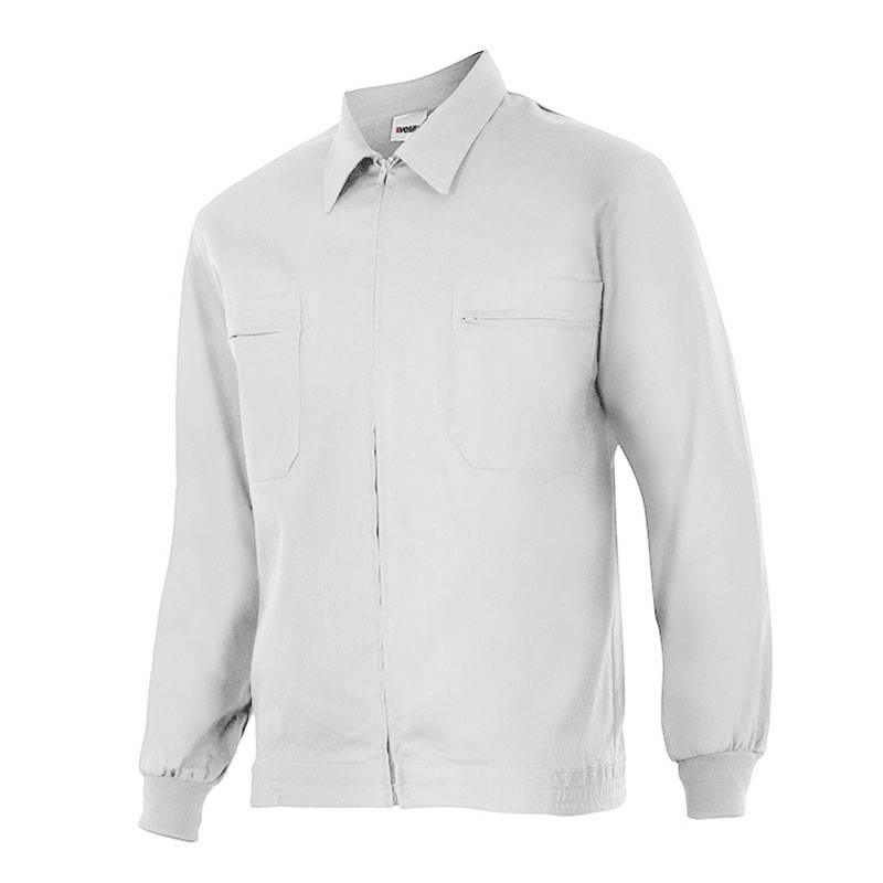 Cazadora de tergal con cremallera central