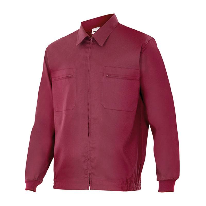 Cazadora de tergal con cremallera central