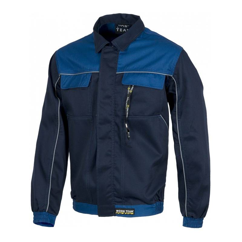 WTWF1852 Cazadora con cierre de cremallera de nylon oculta por solapa postiza con velcro.