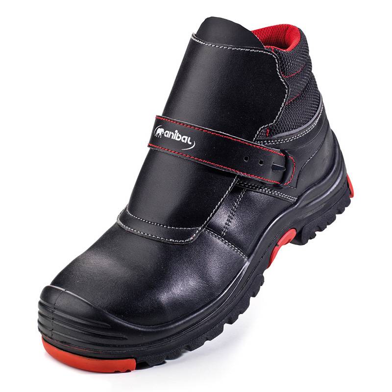 Bota de soldador Metal Free S3 em pele de microfibra