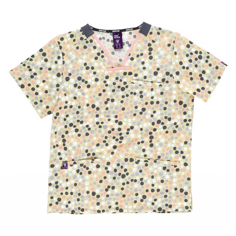 Casaca manga corta varios estampados