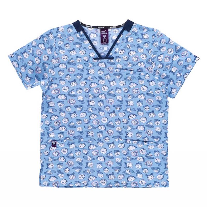 Casaca manga corta varios estampados