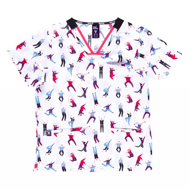 Casaca manga corta varios estampados