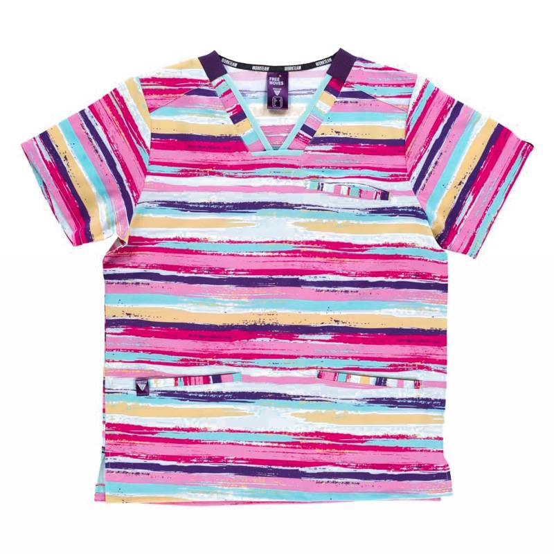 Casaca manga corta varios estampados