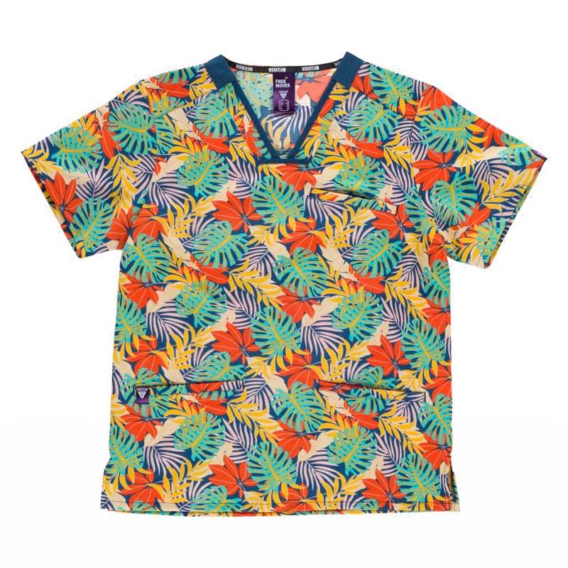 Casaca manga corta varios estampados