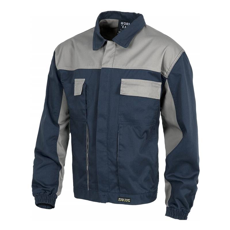 Cazadora Línea 1 con cremallera de nylon oculta y cuello camisero