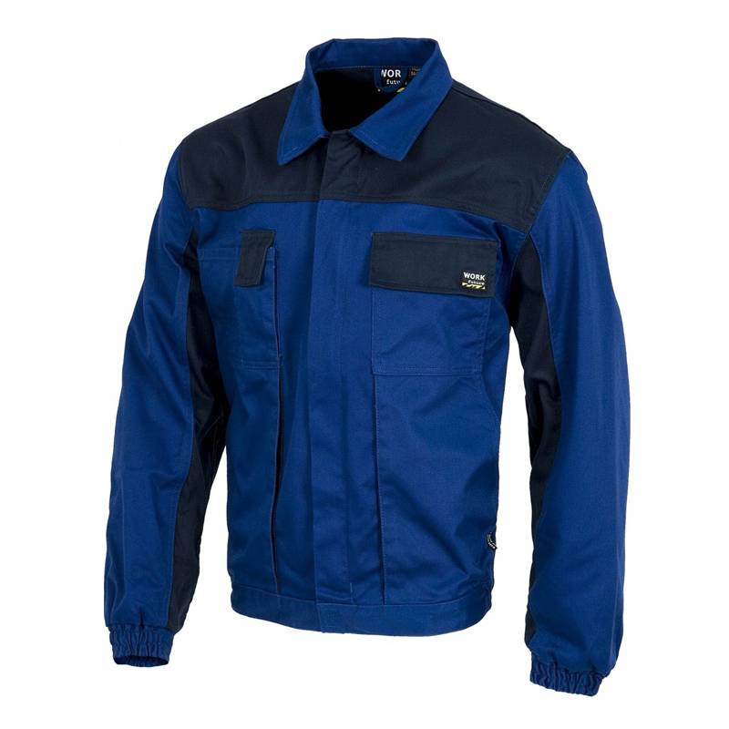 Cazadora Línea 1 con cremallera de nylon oculta y cuello camisero