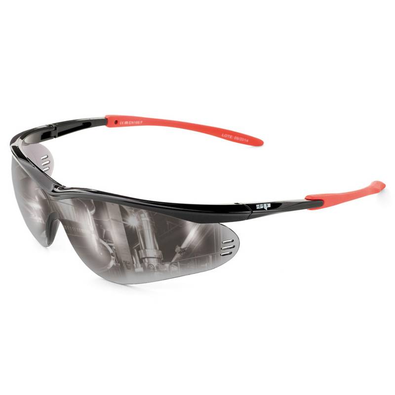 Gafa de ocular con patillas flexibles