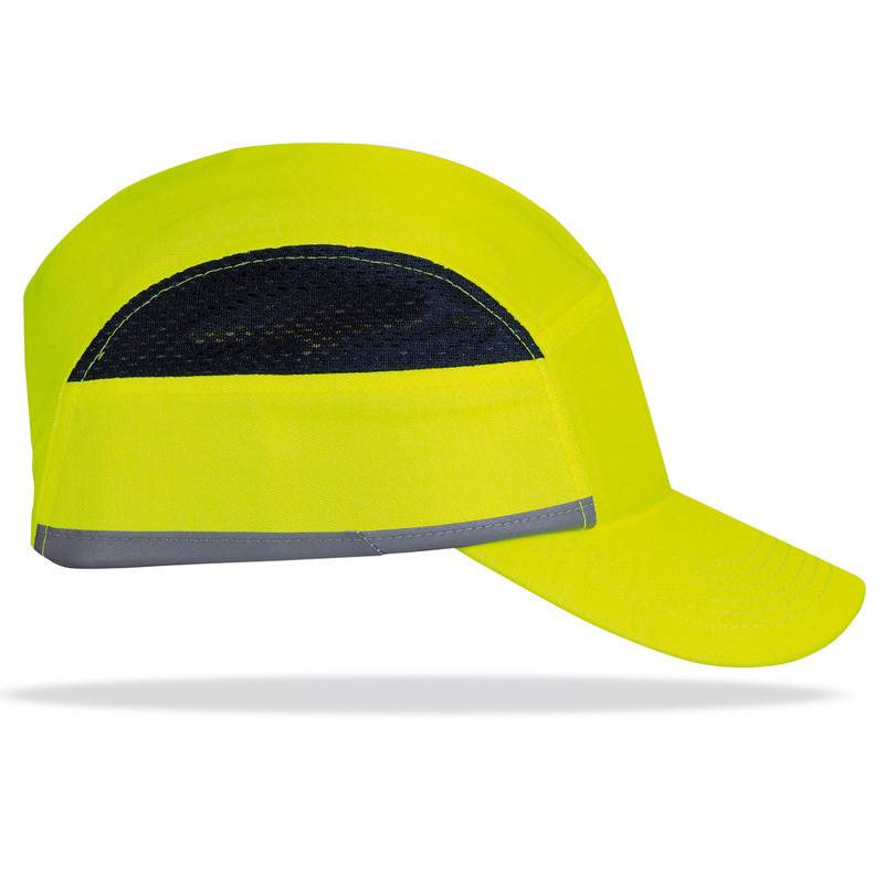 Gorra de protección anti golpes alta visibilidad