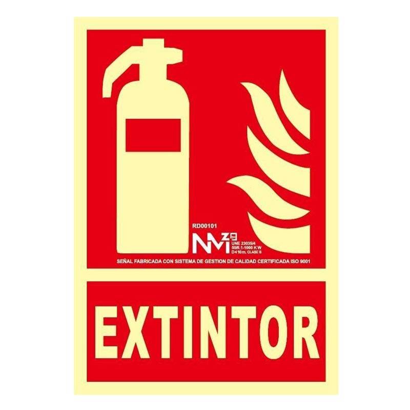 Señal EXTINTOR Fotoluminiscente