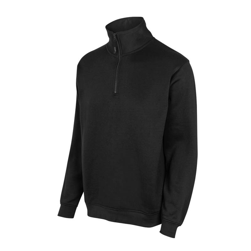 Sudadera con cuello y media cremallera